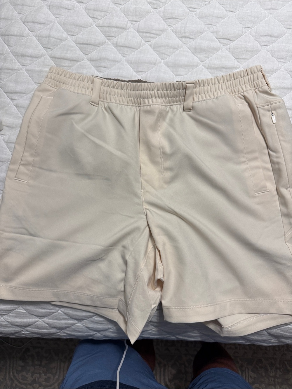Birddogs Light Cream Performance Shorts
